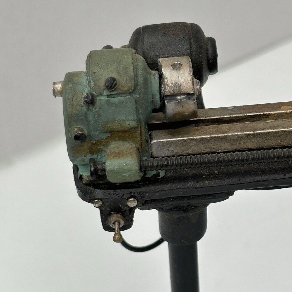 RARE Artisan Ron Bufton Metal Workshop Lathe Machine 1:12 Dollhouse Miniature - Picture 11 of 16